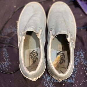 Vans Sky Blue Slip-On Shoes